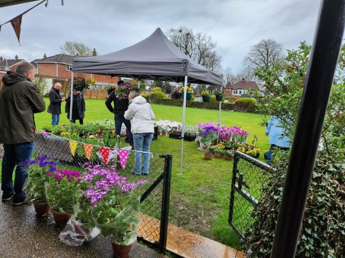 Garden at Emsworth Sports and Social Club
